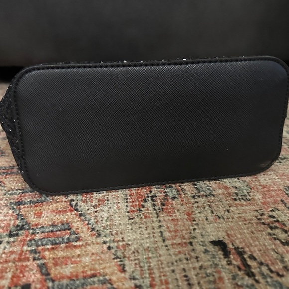 Kate Spade ina Greta court black satchel glitter small handbag - Picture 3 of 3